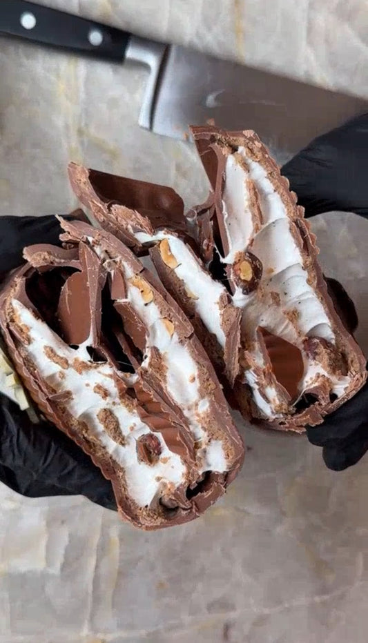 Grand Ours Fourré Guimauve & Praliné Noisettes (Retrait boutique uniquement)