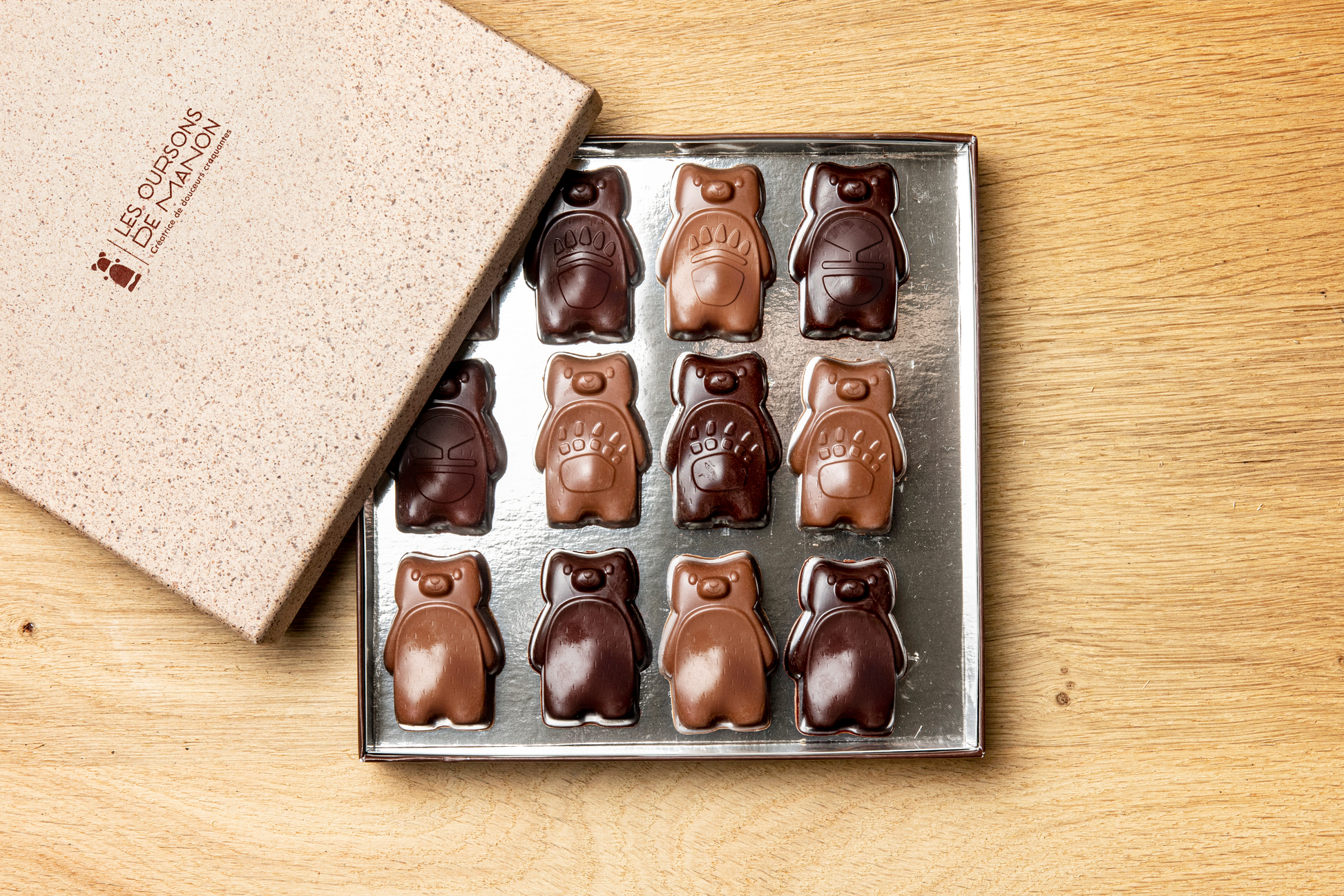 Oursons Guimauve Chocolat en boîte collection - Maison Mercier
